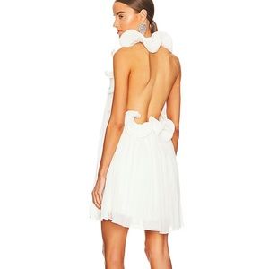 AMUR Mimi Dress in Off-white